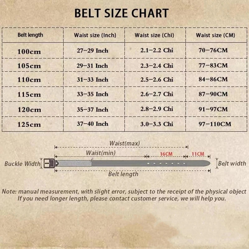 腰带2025 Fashion Business Men's Belt Luxury Brand Belt Metal Buckle Belt High Quality Leather Male Belt Cargo Pants Jeans belt