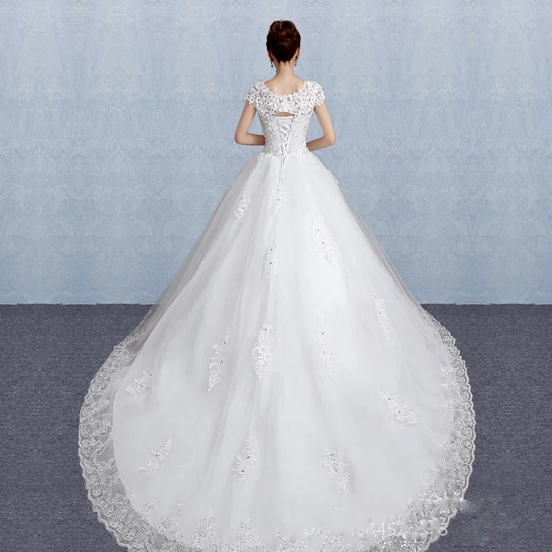 礼服女y&M Novias Ball Gown Vintage Wedding Dress With Sequined Vestido De Novia Princess New Bridal Dresses 2022 Robe De Mariage