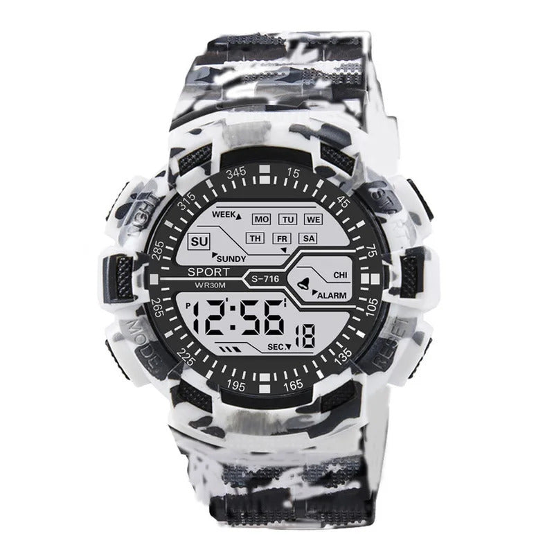 手表男手表男Men's LED Digital Watch Men Sport Watches Fitness Electronic Watch Multifunction Military Sports Watches Clock Kids Gifts