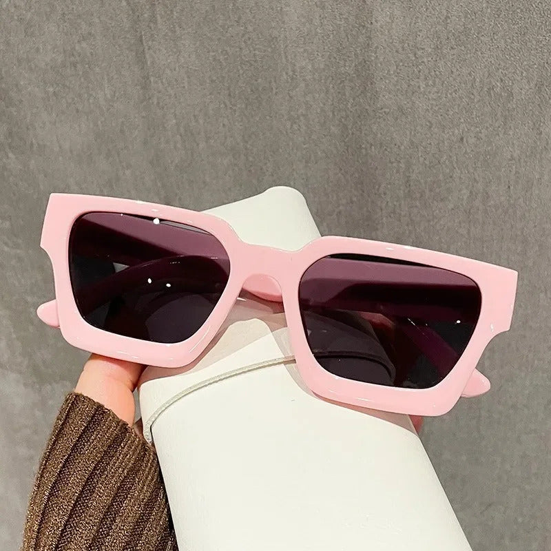太阳镜男New Large Frame Square Sunglasses Women's Brand Designer Fashion Sun Glasses Outdoor Shading for men Eyewear UV400