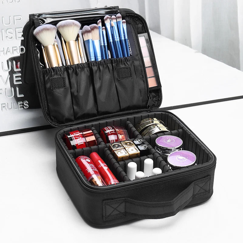 包包New Cosmetic Case for Women  Beauty Brush Makeup Bag Travel Necessary Waterproof Cosmetic Bag