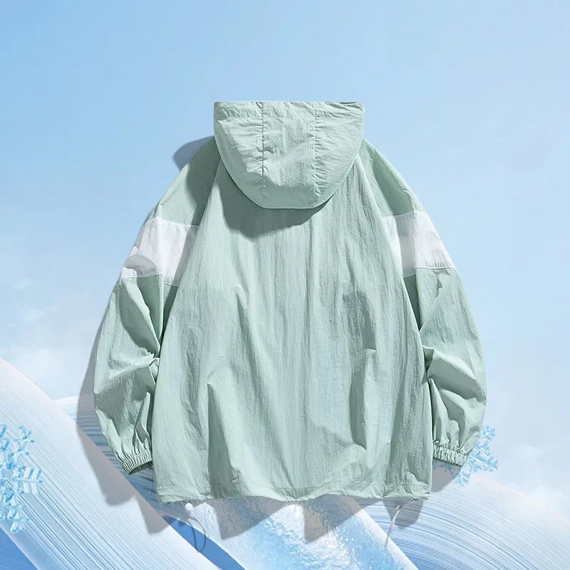 防晒衣男Men's Sun Protection Clothing 2024 Summer Outer Wear Sunscreen Jacket Ultrathin Ice Silk Thin Style Anti-UV New Design