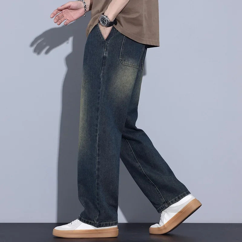 牛仔裤男2025 Spring Summer Special Edition Jeans Men's Pants Casual Style Denim Cotton Pants Male Modeling