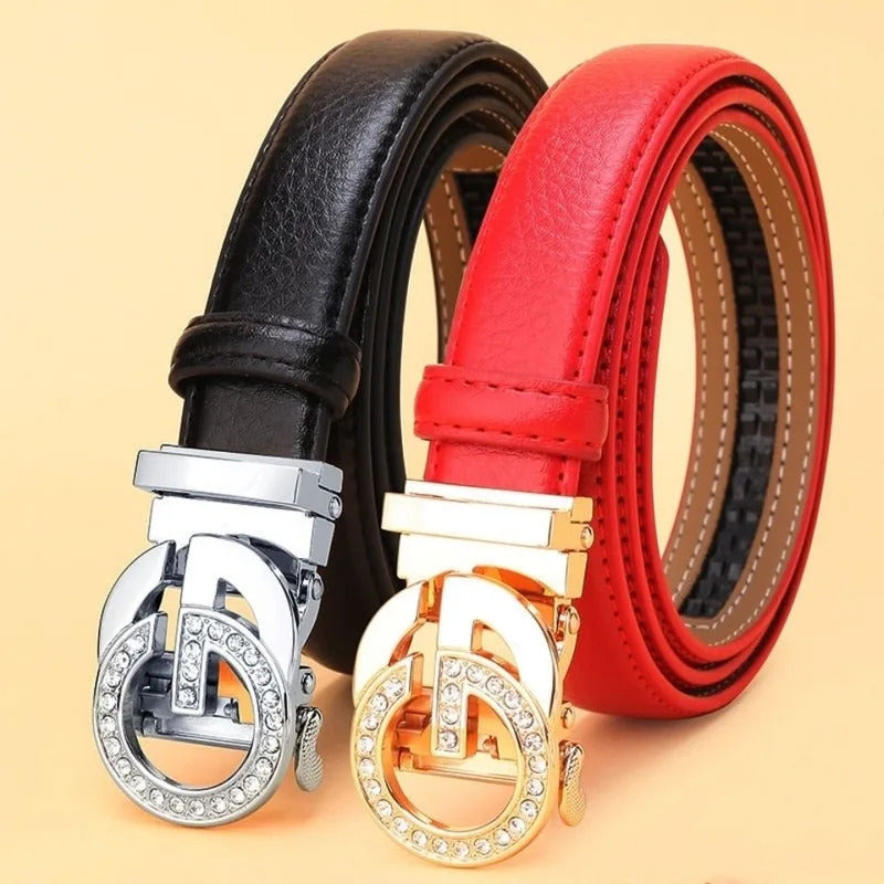 腰带High Quality Luxury Brand Designer Ladies Belts Automatic Buckle Women belts Dress Genuine Leather Belt for women Strap for Jean