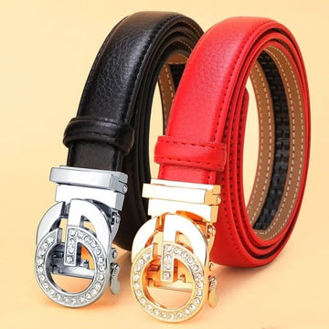 腰带High Quality Luxury Brand Designer Ladies Belts Automatic Buckle Women belts Dress Genuine Leather Belt for women Strap for Jean