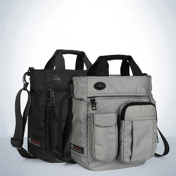 包包男Multi Function Men's Shoulder Messenger Bag With Headphone Hole Waterproof Travel Handbag Large Capacity Storage Bags сумкаbolso