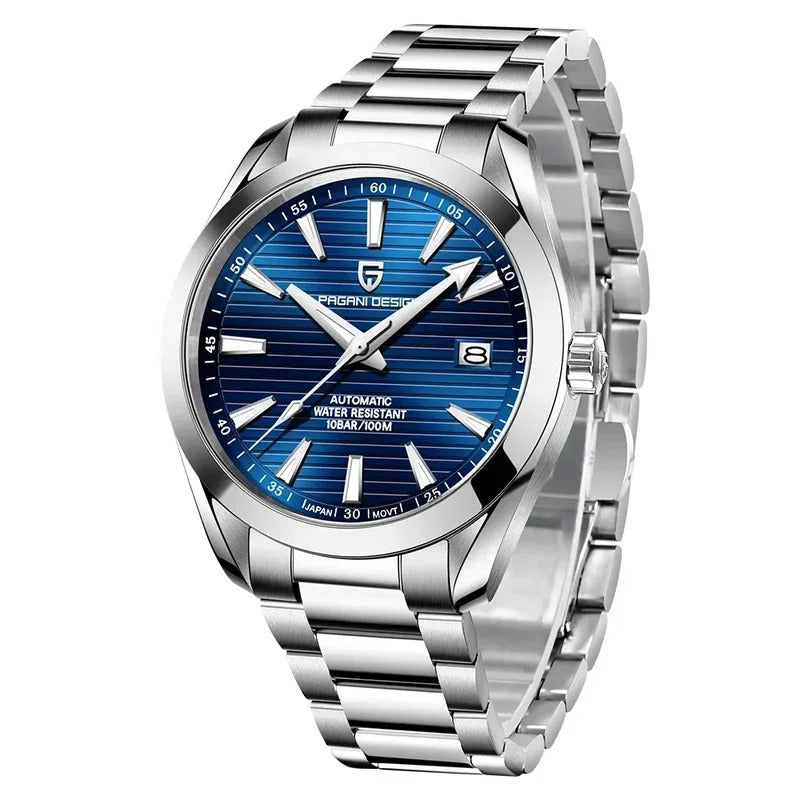 手表男手表男Pagani Design Fashionable Men's Automatic Mechanical Watch Stainless Steel Calendar Luminous Waterproof Men Watch 1688