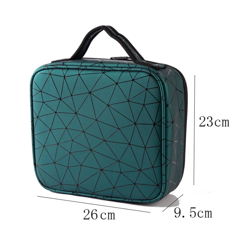 包包Female Brand Profession Makeup Case Fashion Beautician Cosmetics Organizer Storage Box Nail Tool Suitcase For Women Make Up Bag