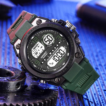手表男手表男2025 Men's Sports Watch Big Dial LED Digital Watches Waterproof Multifunction Sports Wristwatch Clock for men Male Kids Gifts