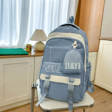 包包男Simple Versatile Nylon Backpacks High Quality Large Capacity Schoolbags for Unisex 2025 Fashion Interior Zipper Pocket