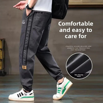 休闲裤男2023 New Men's Cargo Pants Spring Autumn Casual Thin Style Sports Trousers For Men Comfortable Loose Fit Work Pants