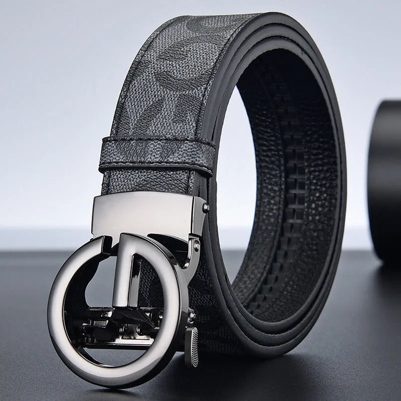 腰带New Business Men Belts Casual Fashion Luxury Designer Famous Brand Male Buckle Leather Belt for women jeans