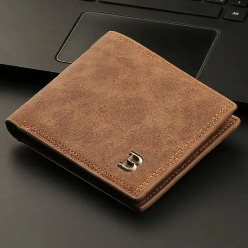 包包男Hot Selling Leather Wallet Top Men Coin Bag Minimalist Thin Purse Card Pack Purse Business Short Wallet for Men 2024 New Fashion