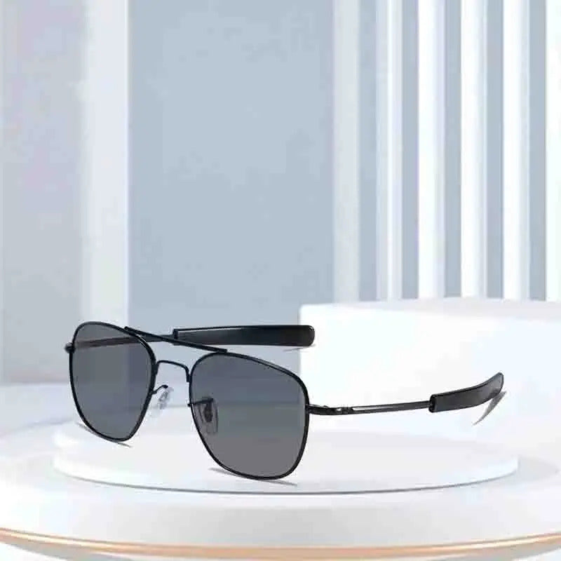 太阳镜男New Metal Large Frame Square Sunglasses Men's Brand Designer Fashion Sun Glasses Men Driving Fishing Eyewear UV400 Oculos De Sol