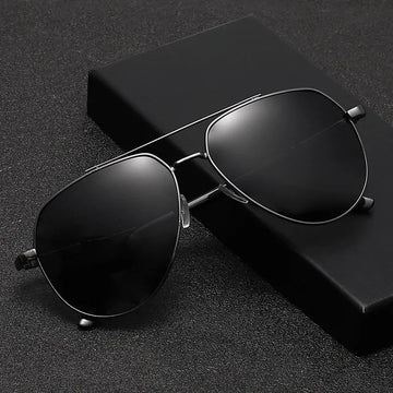 太阳镜男New Fashion Cool Men Driving Glasses Goggle Summer Style Polarization Sunglasses Vintage Pilot Sun Glasses UV400 Oculos De Sol