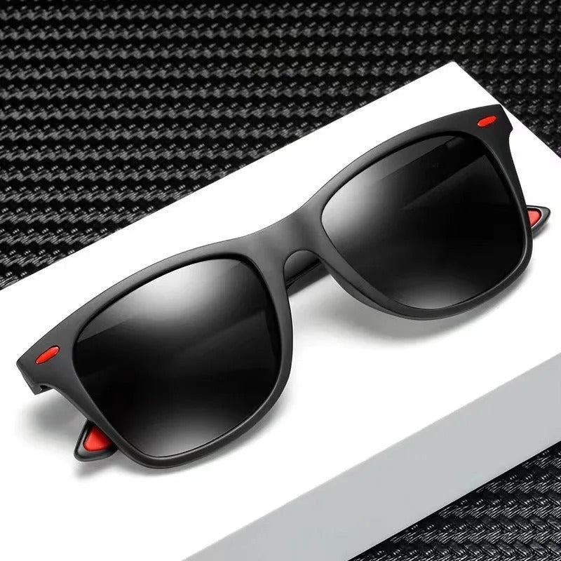 太阳镜男Men Sunglasses Men Women Classic Square Plastic Driving Sun Glasses Male Fashion Black Travelling Shades UV400 Oculos De Sol