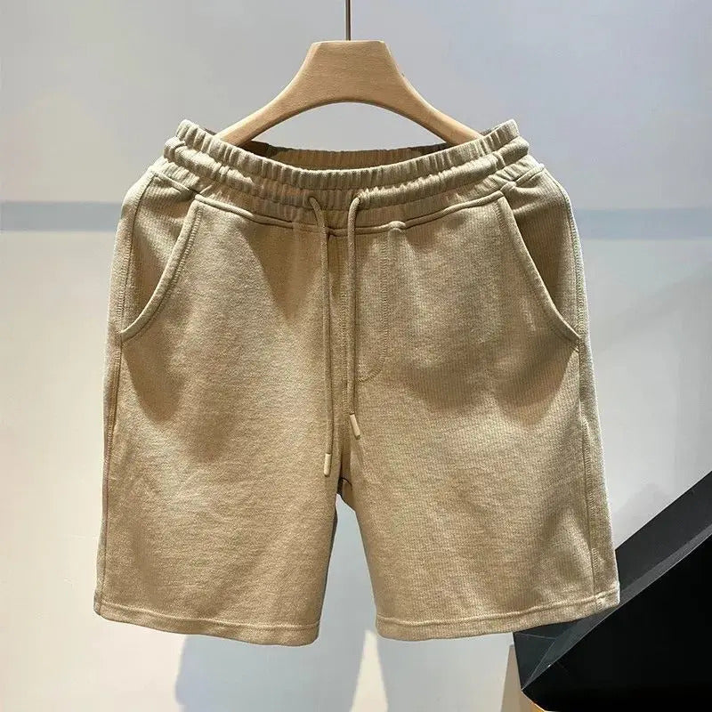 短裤男Shorts Men Summer Casual Jogging Sport Short Pants Drawstring Pocket Loose Casual Breathable Home Outdoors Pants Daily Basics
