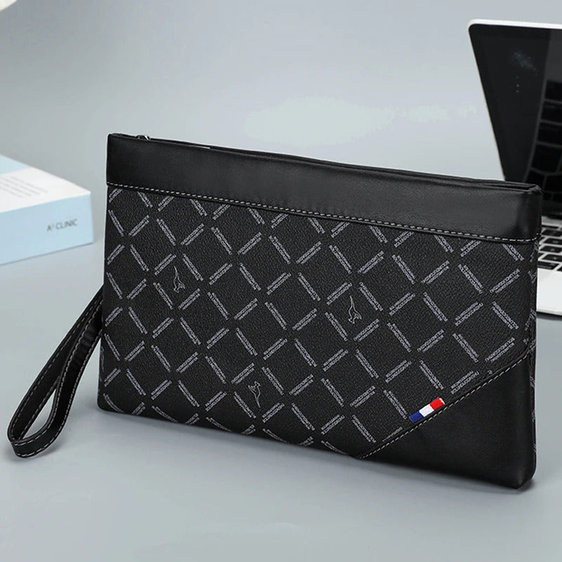 包包男Luxury Designer Business Men Day Clutch High Quality PU Leather Money Pouch Bag Casual Male Cardholder Case Phone Handbag
