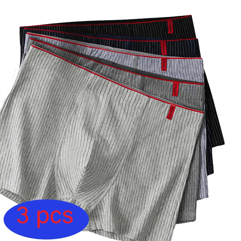内衣男3 Pcs/Lot Fashion Sexy Stripe Men's Panties Underwear Knickers for Men Underpants Under Wear Lingerie Boxers Briefs Shorts