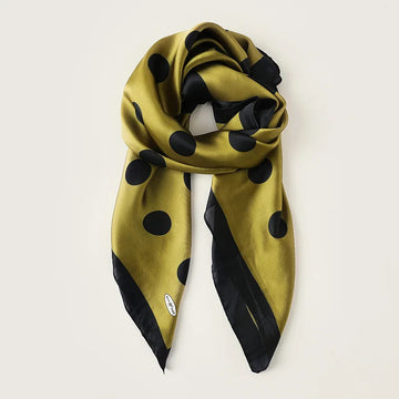 丝巾女2022 Spring Summer Fashion Polka Dots Poncho Designer Quality Headwrap Lovely Women Luxury Scarf