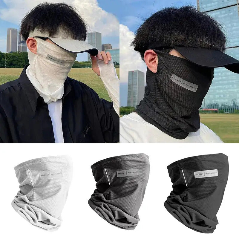冰袖男Summer Cooling Arm Sleeves UV Protection Sunblock Gloves For Driving & Outdoor Activities Loose Breathable Anti-sunburn Sleeve