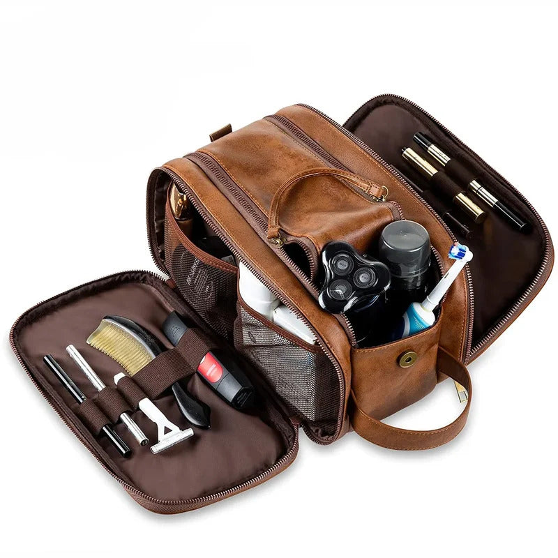 包包New Waterproof Men Cosmetic Bag Hanging Makeup Bag Nylon Travel Organizer Large Necessaries Make Up Case Wash Toiletry Bag 2024