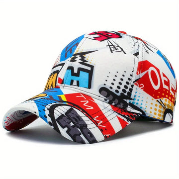 防晒帽男Baseball Cap New Embroidered Cartoon Hip Hop Hat For Men and Women Hat Korean Version