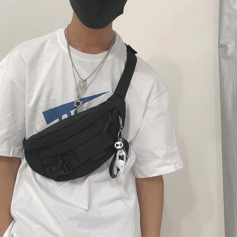 包包男2021 men's waterproof small chest bag travel sports shoulder bag messenger bag gift bag crossbody bag  bags for men