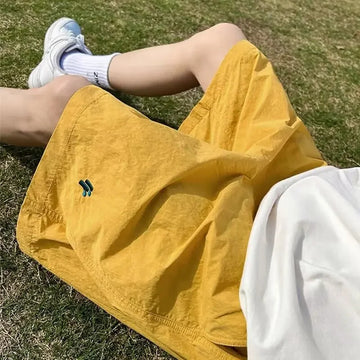 短裤男Summer New American Style Men's Trendy Thin Design Sensibility Niche Loose-Fit Plus Size Casual Sports Shorts From China Mainlan