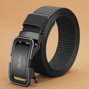 腰带Fashion Men's Belt, Men’s Designer Belts  Alloy Automatic Buckle, Canvas Belt, Sports Belt, Large Size 110-160cm Automatic Belt