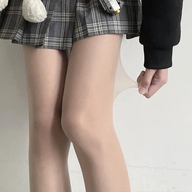 丝袜Super Elastic Anti Snag Stocking Women Sexy Ultra-thin Transparent Black Pantyhose Female Temptation Custom cut anti hook Tights