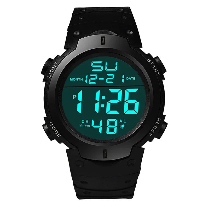 手表男手表男Men Sport LED Watches Top Brand Men Digital Clock Multi-Functional Rubber Man Fitnes Athlete Timekeeping Electronic Watch Reloj