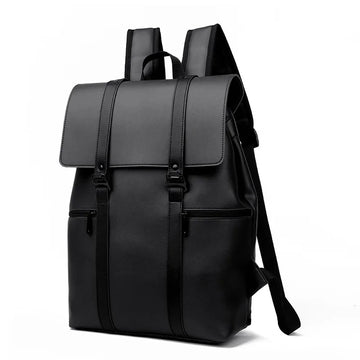 包包男Black Leather Men Backpack Genuine Travel Bag Casual Daypack Fashion School s Large Laptop Soft Skin 14 Backpack рюкзаки мужские