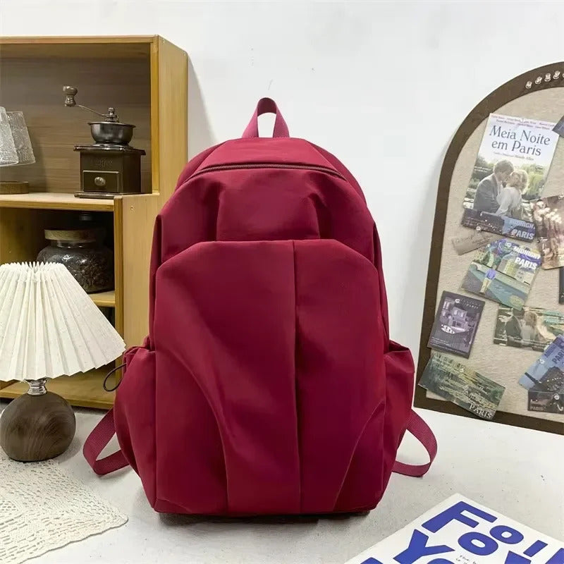 包包男High Quality Zipper Nylon Solid Color Backpacks Soft Sewing Thread 2025 High Quality Interior Compartment Bags for Women