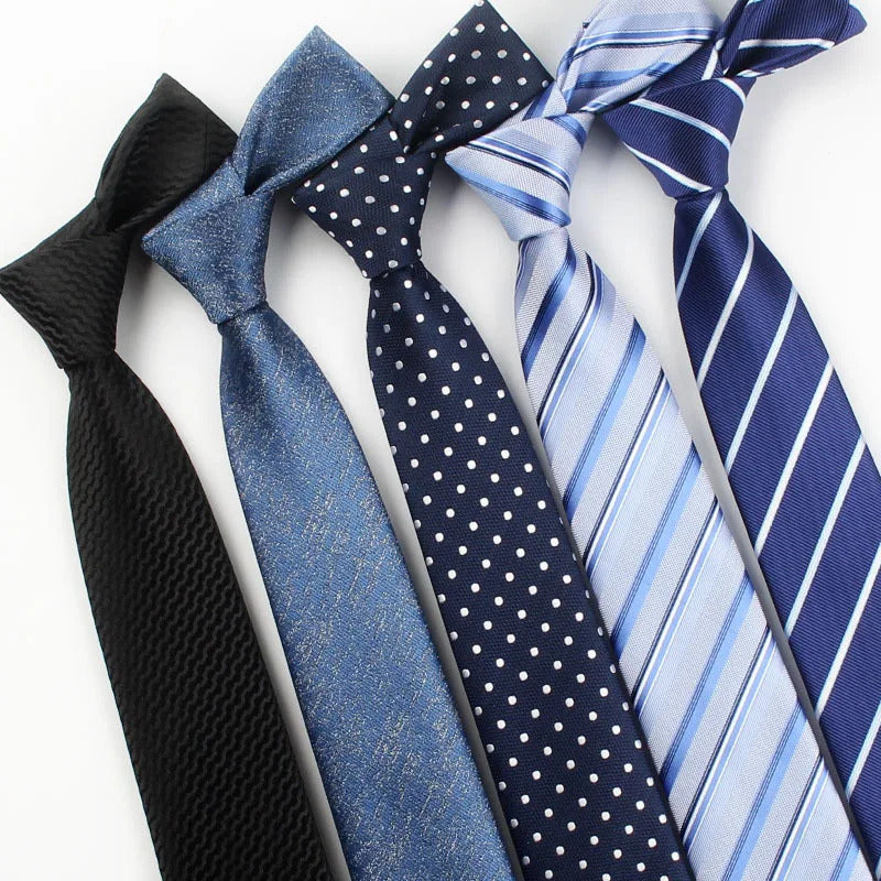 领带男High Quality Versatile Ties 7CM Striped Flower Neckties Fit Gentleman Formal Business Groom Wedding Tie Valentine's Day Gift
