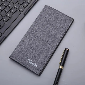 walet men forever young Thin purse long walet for man billeteras para hombre 2019 New short pocket mini vertical wallet men