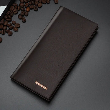 2024 New Men's Wallet Long Business Men's Buckle Thin Plus Envelope Clutch Billetera Multi-card Cartera Hombre Pocket Wallet