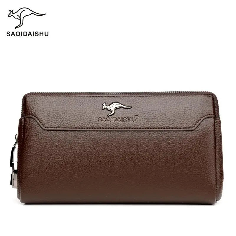 men's clutch bag password Long wallet PU leather carteira zipper masculino Many slot mens large purse business wallet Clutche