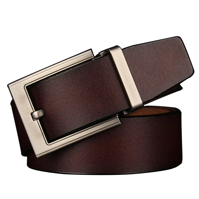 135cm Big Size Men Genuine Leather Belt Pin Buckle High Quality Strap Male Leather Jeans Wide Belt Vintage Cowboy Man Waistband