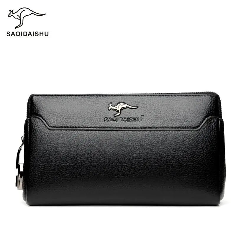 men's clutch bag password Long wallet PU leather carteira zipper masculino Many slot mens large purse business wallet Clutche