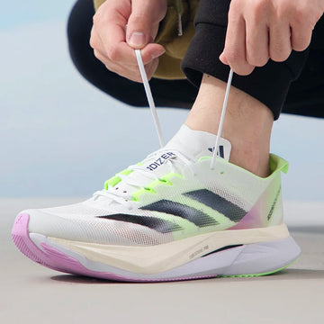 Adidas running shoes men's shoes 25 spring new ADIZERO marathon training race light cushioned sports shoes IG3321