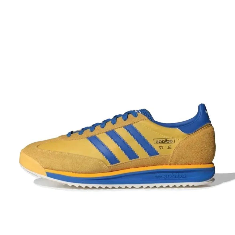 adidas originals SL 72 OG Men's and women's comfortable versatile casual low-top running shoes white grey