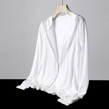 Men's Ultra-Thin Long-Sleeve Sun-Protective Ice Silk Jacket Quick-Drying Breathable Outdoor Sports Jacket For Summer