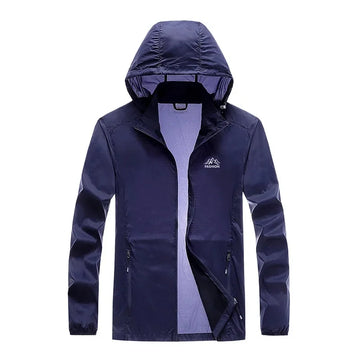 2023 Men's Sun Protection Clothing Summer New Style Skin Clothing Thin Breathable Outdoor Sports Windbreaker Wholesale