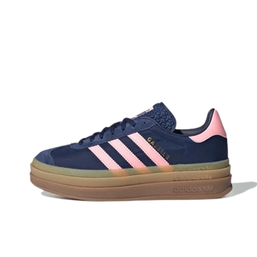 adidas originals GAZELLE BOLD Bold Casual Versatile Fashion Sports Low Top Board Shoes Women's ash powdered
