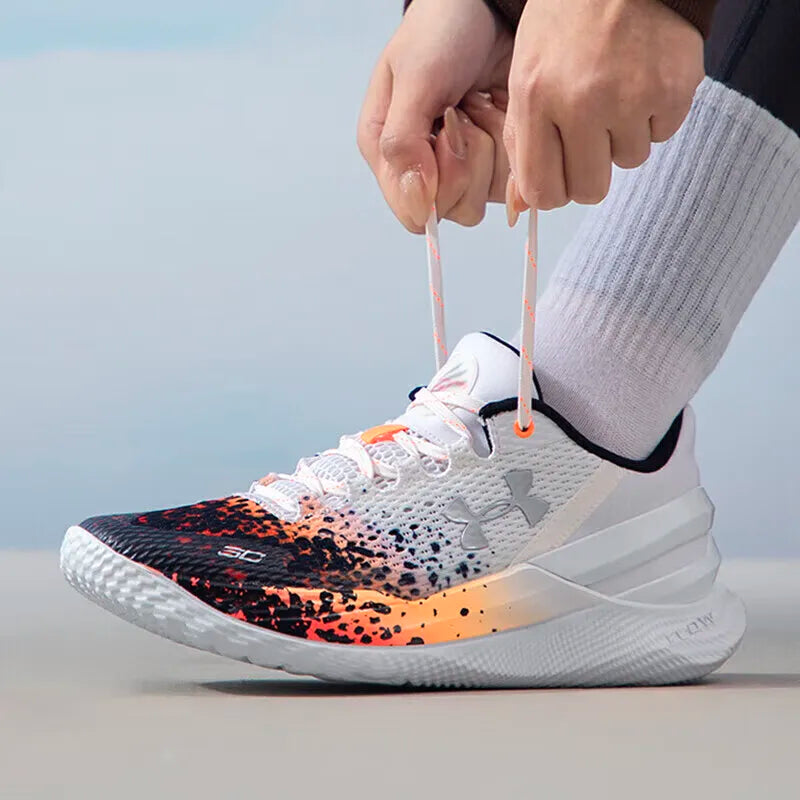 Under Armour men's shoes 2025 new sports shoes fitness combat training shoes Light combat Curry basketball shoes 3026277-100
