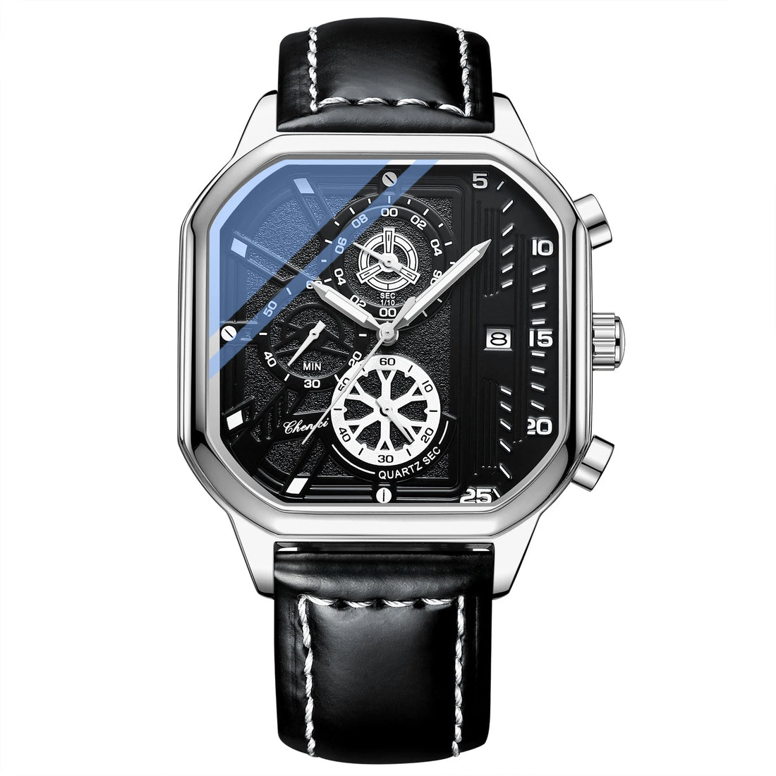 Men's Quartz Wristwatches Man Watch Alloy Strap Leather Waterproof Sports Clock Luxury Male Watches for Men Automatic Wristwatch