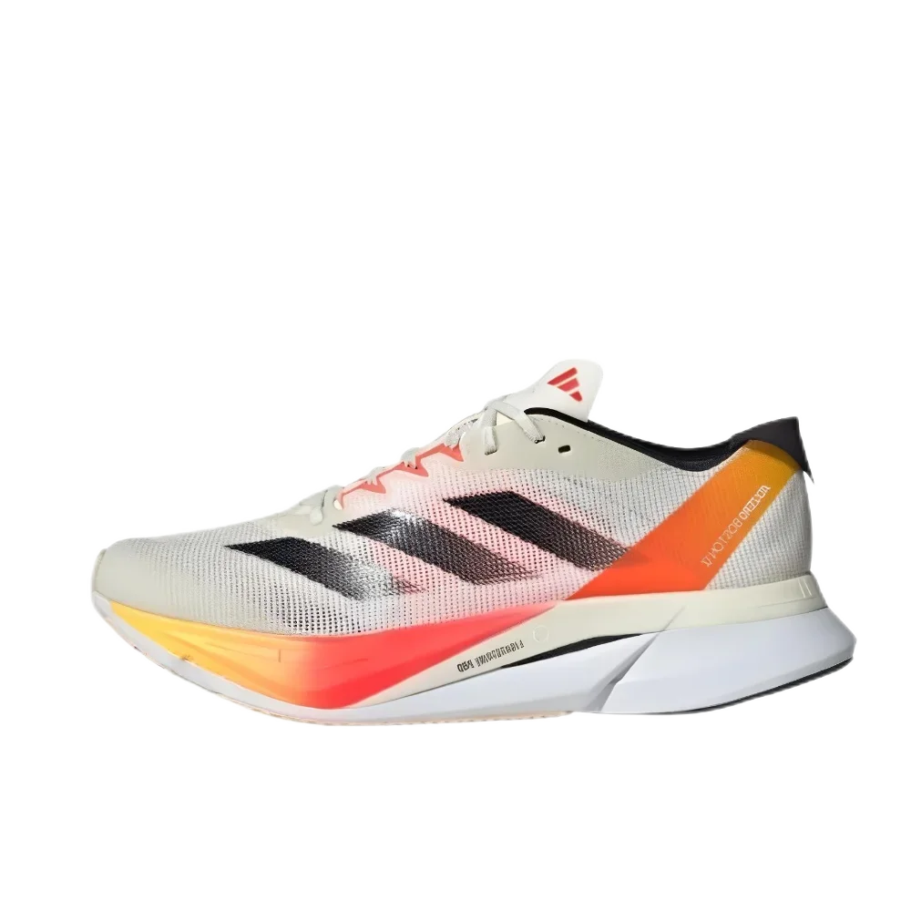 adidas Adizero Boston 12 Men's and Women's Trendy Comfortable Hundred Shock Absorption Casual Running Shoes