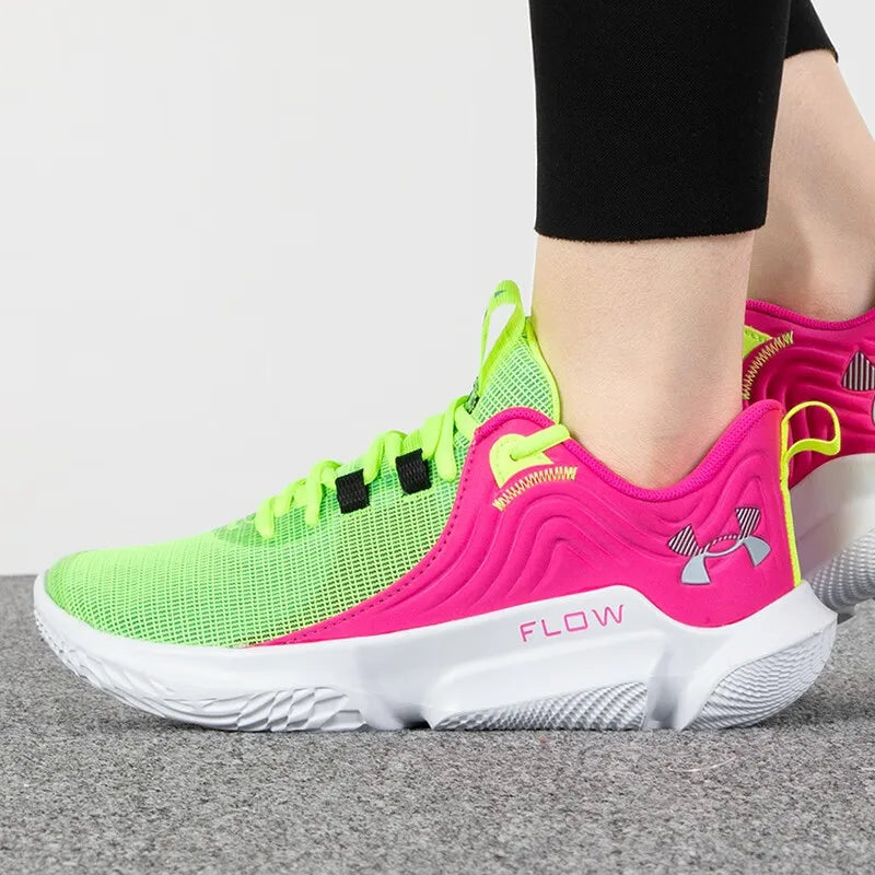 Under Armour men's shoes 2025 new fashion trend outdoor sports shoes wear real combat basketball shoes 3026288-300