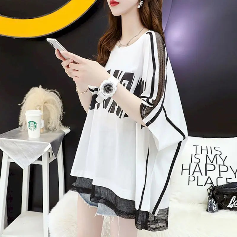 Áo thun nữ phong cách Nhật - Hàn mẫu mới 2025